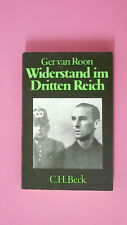 170889 ger van roon WIDERSTAND IM DRITTEN REICH. EIN ÜBERBLICK