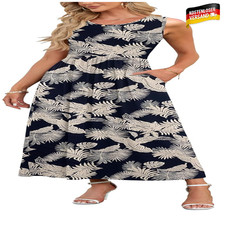 Damen Maxikleid ärmellos