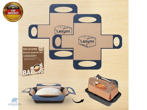 Silikon backmatte brot set 2 - silikon, set: