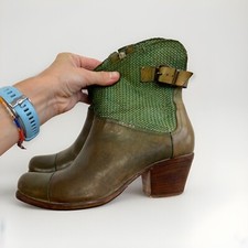 MOMA 40 Leder Stiefeletten