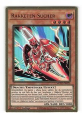 Yugioh RAKKETEN-SUCHER , mged-de020 Premium Gold Rare deutsch Near Mint 