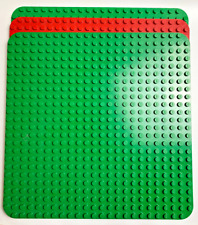 Lego® Duplo Platte groß - grün rot Zoo - 24 x 24 - Bauplatte Grundplatte