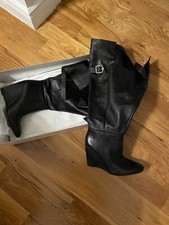 ZARA Leather Over The Knee