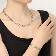 Elegante Schlange Edelstahl