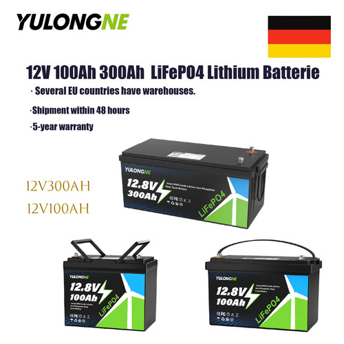 Lifepo4 12v 100ah - , 300ah