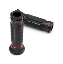 Harley-Davidson Handgriffe - Adversary Kollektion - Black & Orange
