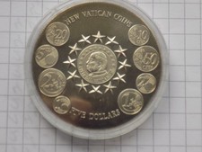 Münze Liberia 5 Dollar von 2004  !