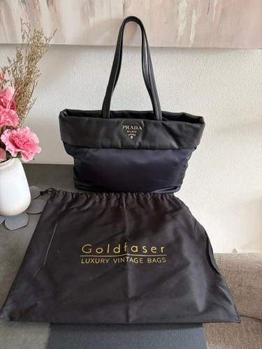 Prada shopper dunkelblau - prada,