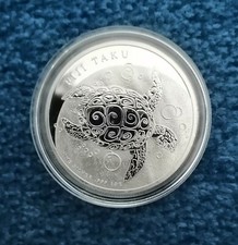 1 oz Silber Fiji Taku Schildkröte 2011 in Kapsel 