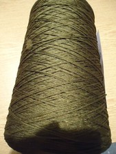 Kettelgarn Industriegarn Garn #109 dunkles Moos 1500 g Teppichbearbeitung