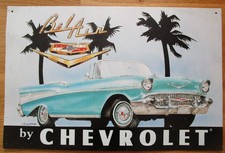 Blechschild chevrolet chevy - us,