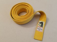 Orig. Matsuru by Rucanor Judo Karate Band Gelb 230 cm 2,3 m 80er Retro Vintage