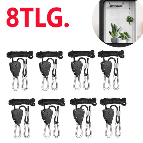 8tlg pflanzenlampe aufhänger - 8tlg,