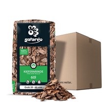 60 l Sack Rindenmulch Kiefer grob 20–60 mm – Garten | Beet Abdeck Holz Bio Rinde