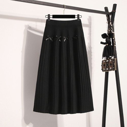 Damen mittellang strickrock - damen,