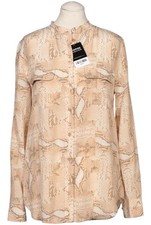 EQUIPMENT Bluse Damen Oberteil Hemd Hemdbluse Gr. S Seide Beige #q9dfntz