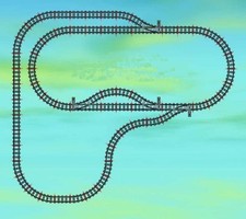 Lego® Eisenbahn Schienen RC