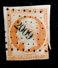 Frankreich : EMPIRE FRANC. Napoleon III. 40 C.  Superstempel