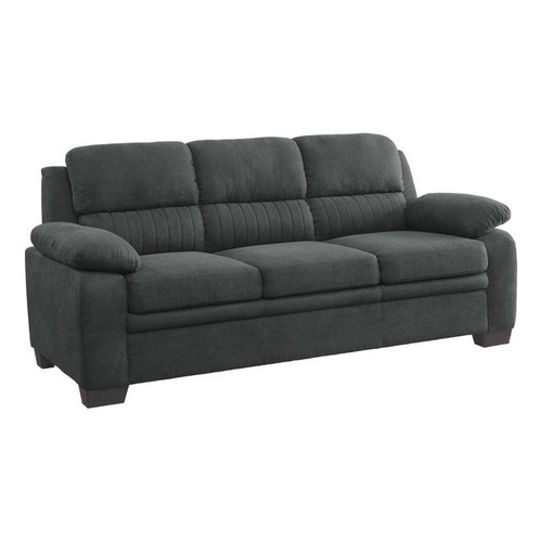 Hugh inch sofa dark gray - hugh, 80