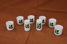 ARZBERG Porzellan Wildrose 6 Eierbecher  Set mit Salz und Pfeffer Streuer  -TOP-