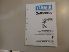 Werkstatthandbuch Yamaha Außenborder 4 / 5 PS manuel d`entretien Repair manual