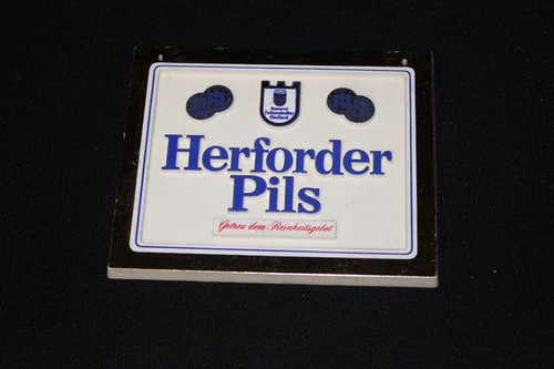 Zapfhahnschild herforder pils - zapfhahnschild,