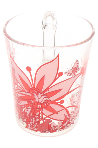 Senseo teeglas rot glas - rot, 11cm