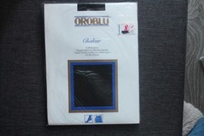 Vintage OROBLU Chaleur Strumpfhose blickdicht Gr. 38-40 Schwarz 60 den Neu OVP