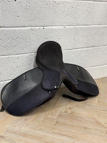 Rhinegold sattel schwarz - 17",