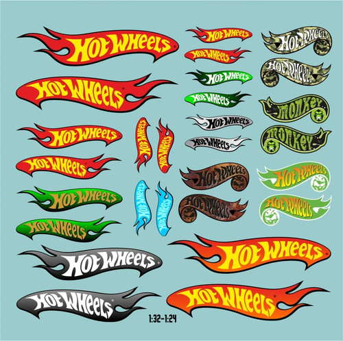 Waterslide decal 1 - waterslide, 1:32