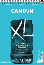 CANSON XL Aquarelle C400039170: Aquarellpapier - Aquarellblock in DIN A4 - 300g