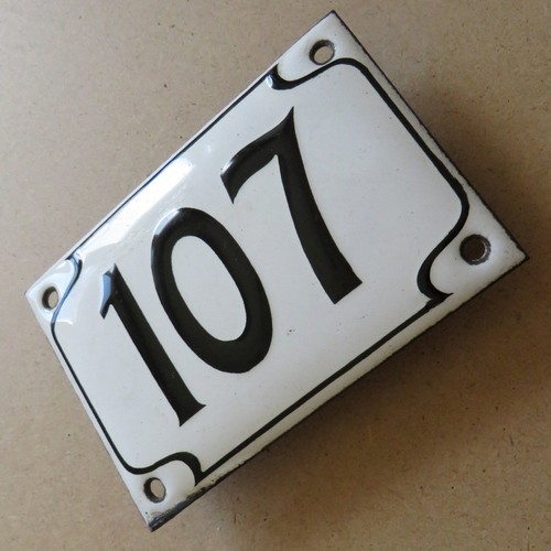 Hausnummer 107 antikes - hausnummer,
