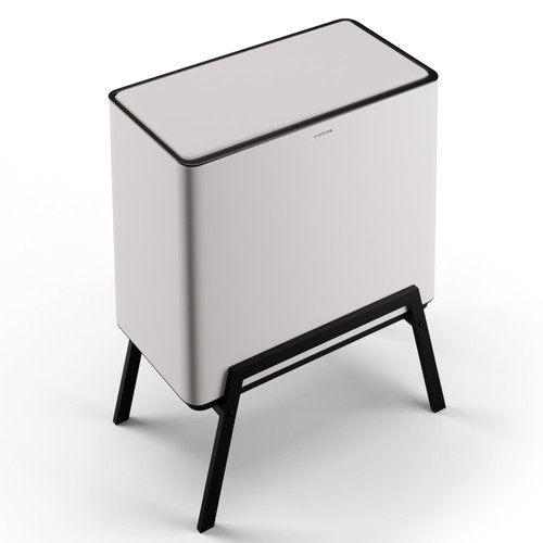 Mülleimer 40l fach - mülleimer,