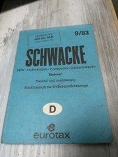 Alte Schwacke Liste 1983