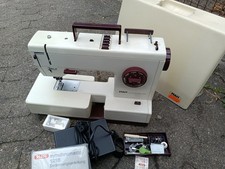 NÄHMASCHINE PFAFF Sunchromatic 1215 IDT Jeans Leder Seide Baumwolle