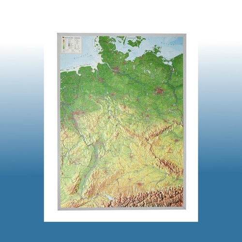 Deutschland reliefkarte - deutschland,,