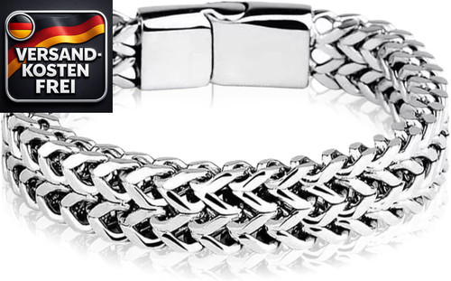 Edelstahl armband damen herren - edelstahl,