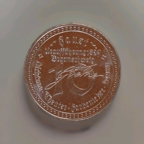 Brd medaille faust - medaille,