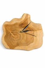Wanduhr Aus Teakholz Unikat