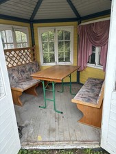 Gartenhaus Holzhaus Gerätehaus Pavillion Holz Sechseck 324 X 324 Cm