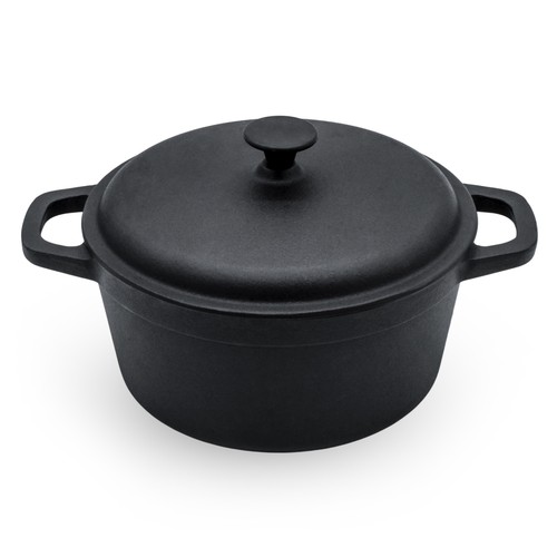 Gusseisen topf mit deckel - mit,