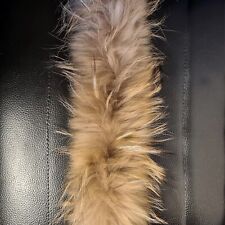 Finnraccoon Pelz Kapuze Kragen Fellkragen Pelzstreifen Jacke Waschbär 75 cm