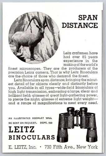 Print 1937 leitz - leitz, binoculars