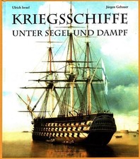 Kriegsschiffe unter Segel und