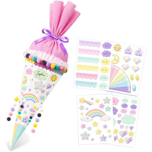 Kleine mädchen schultüte - kleine,