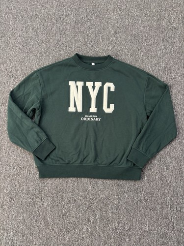 Dunkelgrüner nyc sweater - dunkelgrüner, /