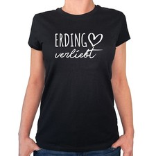 Damen T-Shirt Erding verliebt