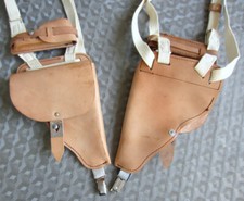 DDR Pistolenholster Schulterhalfter Leder mit Magazintasche Pistole M74/ 7,65 mm