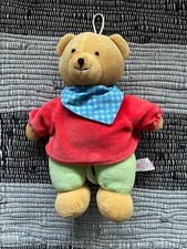 Vintage Spieluhr Bär Teddy bunt ca 30 cm Melodie Mozart Lullaby