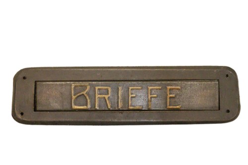 Antiker alter briefeinwurf - antiker,